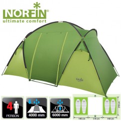 Четырехместная палатка Norfin Burbot 4